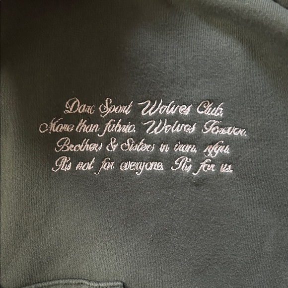 Darc sport Green crop Hoodie Embroidered - Picture 4 of 5